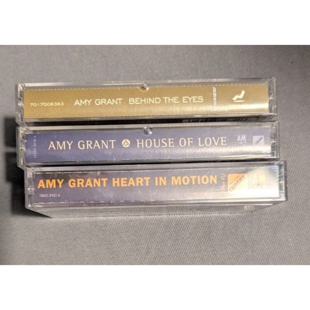Amy Grant Cassette Tape Lot Of 3 Heart in motion/ house of love/ behind the eyes